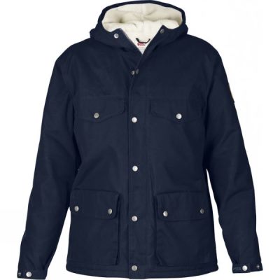 Chaqueta Invierno Fjallraven Greenland Mujer Azul Oscuro Marino - Chile KFL783921